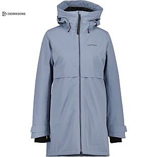 Didriksons W HELLE PARKA 5, Chocolate Brown
