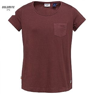Dolomite W EXPEDITION T-SHIRT, Oxblood Red