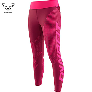 Dynafit W ULTRA GRAPHIC LONG TIGHTS, Beet Red