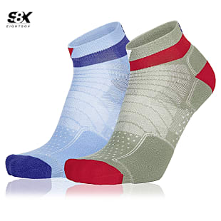 Eightsox COLOR 4 EDITION 2-PACK, Light Blue - Olive