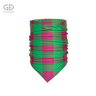Goldbergh CHOPPER NECKWARMER, Green - Pink