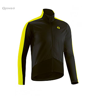 Gonso M MARVAO, Black - Safety Yellow