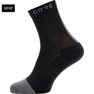 Gore MID SOCKS, Black - Graphite Grey