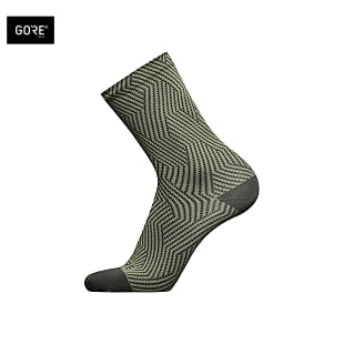 Gore C3 MID SOCKS, Utility Green - Black