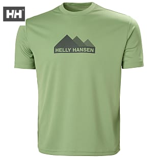 Helly Hansen M HH TECH GRAPHIC T-SHIRT, Jade 2.0