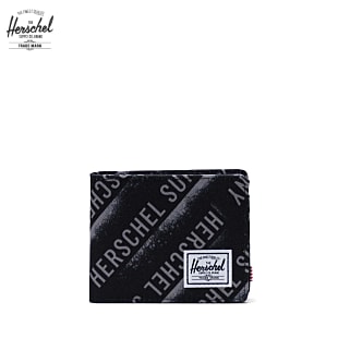 Herschel ROY COIN RFID WALLET, Stencil Roll Call Black
