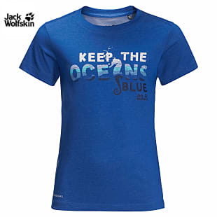 Jack Wolfskin KIDS OCEAN WAVE T, Coastal Blue