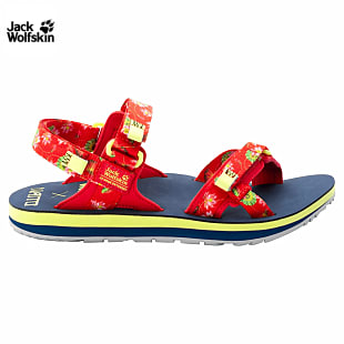 Jack Wolfskin W OUTFRESH DELUXE SANDAL, Tulip Red All Over