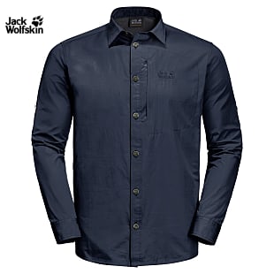 Jack Wolfskin M LAKESIDE ROLL-UP SHIRT (PREVIOUS MODEL), Night Blue
