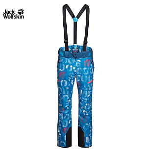Jack Wolfskin M BIG SNOW PANTS, Blue Pacific All Over