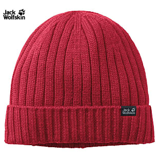 Jack Wolfskin STORMLOCK RIP KNIT CAP, Red Lacquer