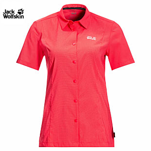 Jack Wolfskin W PACK AND GO SHIRT, Tulip Red
