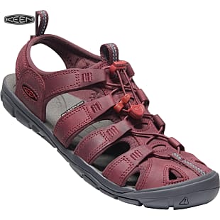 Keen W CLEARWATER CNX LEATHER, Wine - Red Dahlia