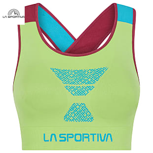 La Sportiva W FOCUS TOP, Lime Green - Red Plum