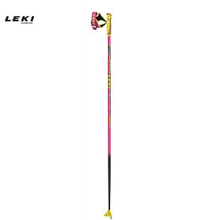 Leki HRC JUNIOR PINK EDITION, Pink - Anthracite - Black - White - Yellow
