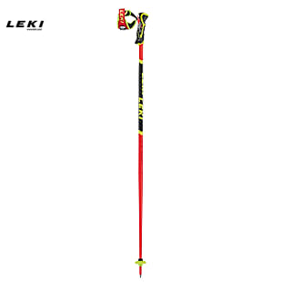 Leki WCR SL 3D, Bright Red - Black - Neon Yellow