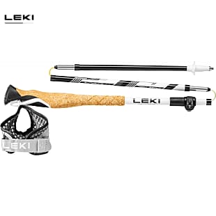 Leki CROSS TRAIL FX SUPERLITE COMPACT, White - Mint - Black