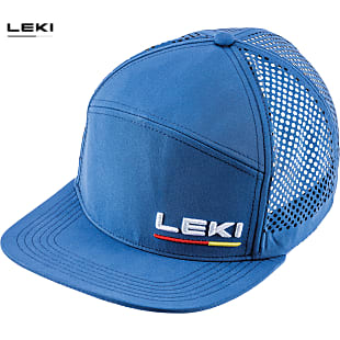 Leki LOGO CAP MESH, True Navy Blue - White