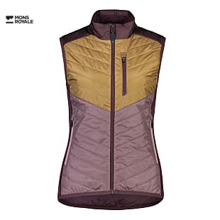 Mons Royale W NEVE WOOL INSULATION VEST, Into The Wild