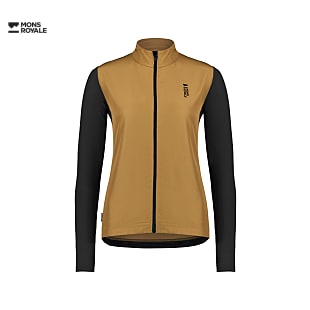 Mons Royale W REDWOOD ENDURO WIND JERSEY, Toffee