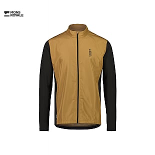 Mons Royale M REDWOOD ENDURO WIND JERSEY, Toffee