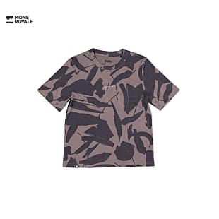 Mons Royale W ICON RELAXED TEE PRINT, Fragments