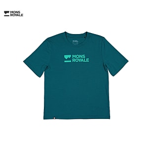 Mons Royale W ICON RELAXED TEE, Pop Blue - Made By MTNs