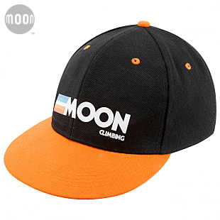 Moon SNAP BACK CAP, Black - Orange
