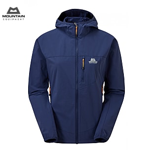 Mountain Equipment W ECHO HOODED JACKET, Medieval Blue