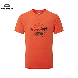 Mountain Equipment M HEADPOINT SCRIPT TEE, Pumpkin