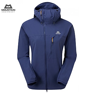 Mountain Equipment W SQUALL HOODED JACKET, Medieval Blue