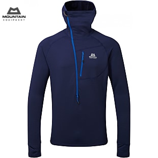 Mountain Equipment M ECLIPSE HOODED ZIP T, Topaz - Medieval Blue