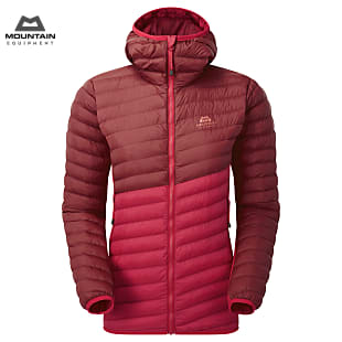Mountain Equipment W PARTICLE HOODED JACKET, Raisin - Mulberry