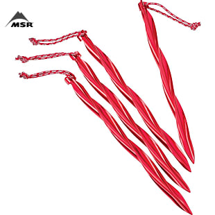 MSR CYCLONE TENT STAKES KIT (4-PACK), Red