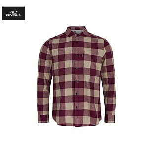 ONeill M FLANNEL CHECK SHIRT, Red Small Buffalo Check