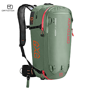 Ortovox ASCENT 28 S AVABAG WITH AVABAG-UNIT, Green Isar