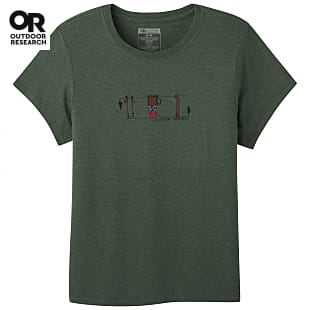 Outdoor Research W TOOLKIT S/S TEE, Fatigue Heather