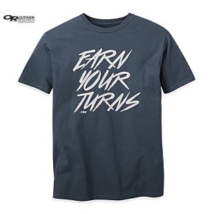 Outdoor Research M EARN YOUR TURNS S/S TEE, Night