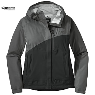 Outdoor Research W PANORAMA POINT JACKET, Charcoal Herringbone - Black
