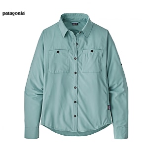 Patagonia W LONG-SLEEVED SELF GUIDED HIKE SHIRT, Upwell Blue