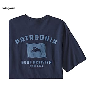 Patagonia M FLY THE FLAG RESPONSIBILI-TEE, New Navy