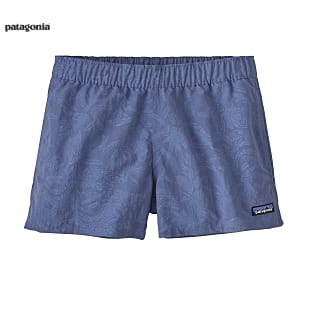 Patagonia W BARELY BAGGIES SHORTS, Monkey Flower - Current Blue