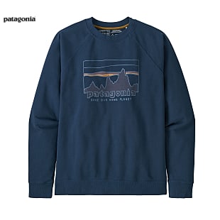 Patagonia M '73 SKYLINE ORGANIC CREW SWEATSHIRT, Tidepool Blue