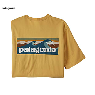 Patagonia M BOARDSHORT LOGO POCKET RESPONSIBILI-TEE, Surfboard Yellow