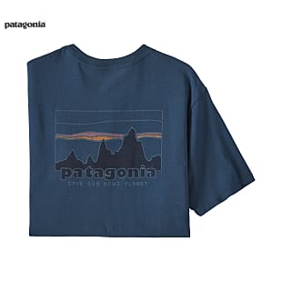 Patagonia M '73 SKYLINE ORGANIC T-SHIRT, Tidepool Blue