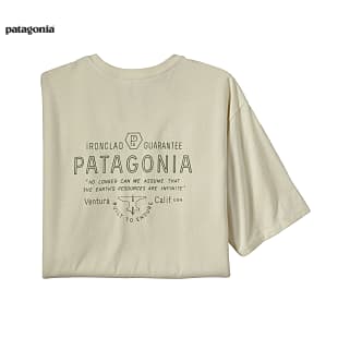 Patagonia M FORGE MARK RESPONSIBILI-TEE, Birch White