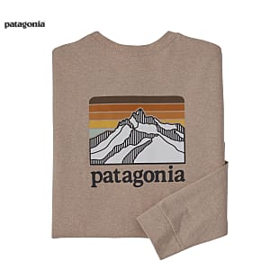 Patagonia M L/S LINE LOGO RIDGE RESPONSIBILI-TEE, Shroom Taupe