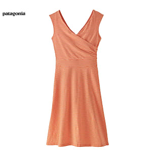 Patagonia W PORCH SONG DRESS, High Tide - Tigerlily Orange