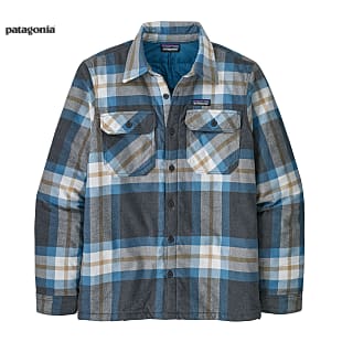 Patagonia M INSULATED ORGANIC COTTON FLANNEL JACKET, Forestry - Ink Black