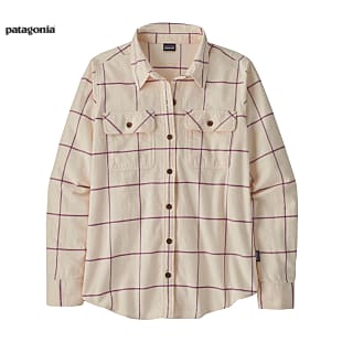 Patagonia W LONG-SLEEVED ORGANIC COTTON MW FJORD FLANNEL SHIRT, Woodland - Natural